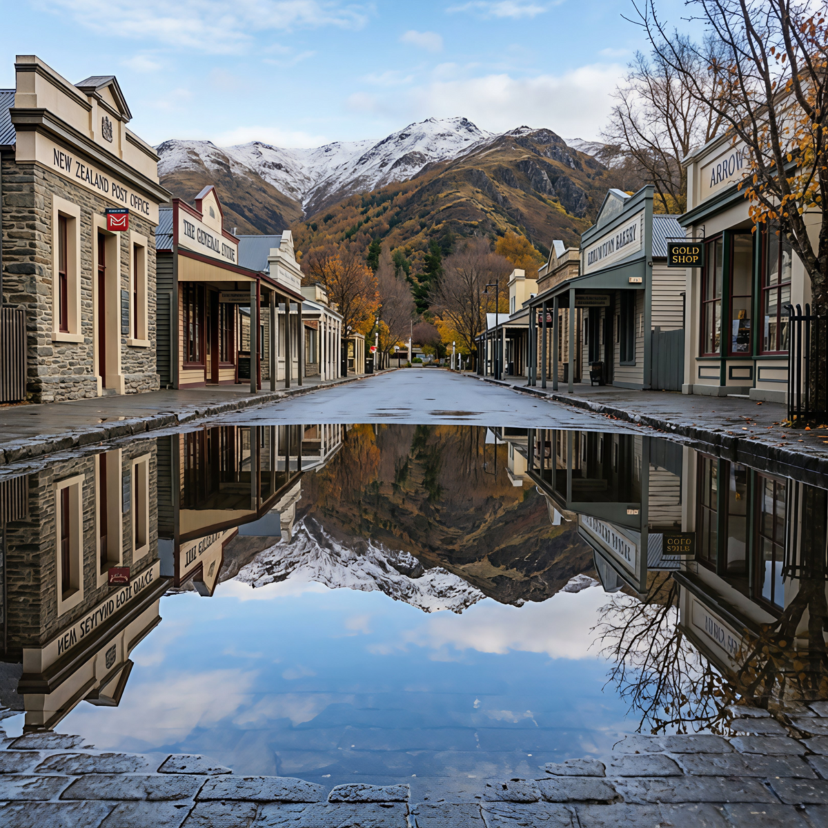 Arrowtown in a Reflection